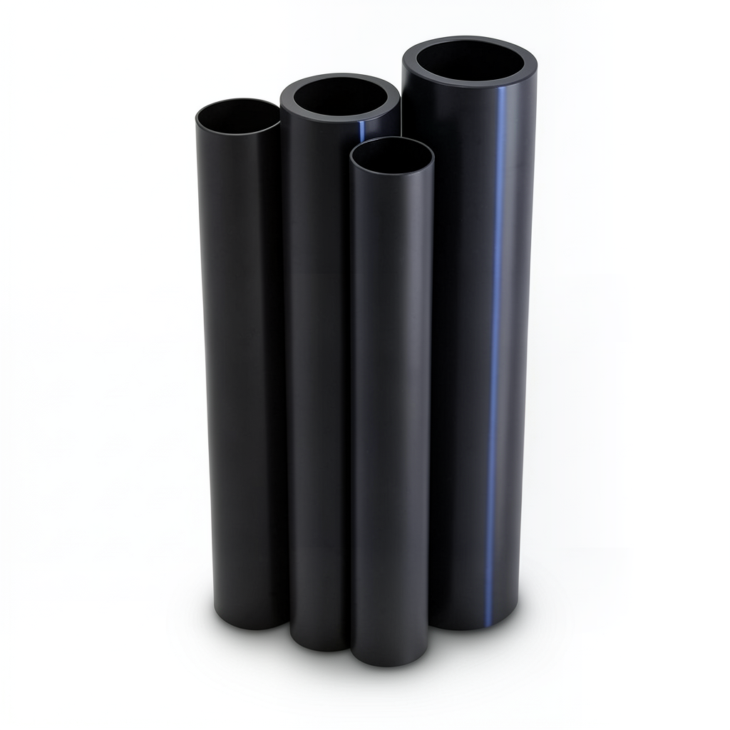 HDPE Pipes PE 100 Pressure 10 Bar Outside Diameter 710 mm Thickness 42.1 mm Black