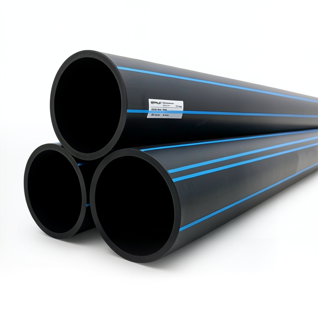 HDPE Pipes PE 100 Pressure 16 Bar Outside Diameter 500 mm Thickness 45.4 mm Black | NEPROPLAST