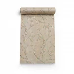 Italian Wallpaper, Light Brown Color, Length 10 m, Width 0.73 m, Model 27053
