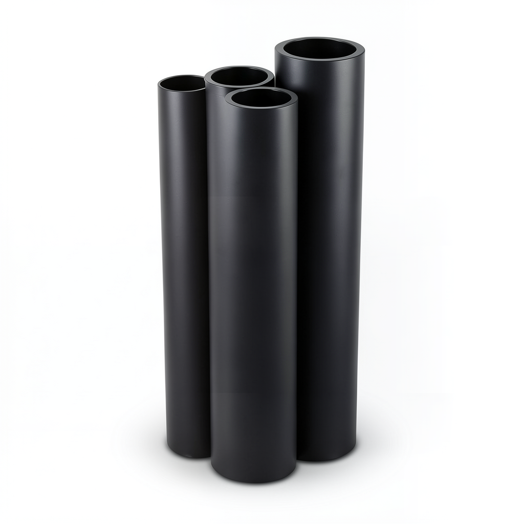 HDPE Pipes PE 80 Pressure 8 Bar Outside Diameter 710 mm Thickness 42.1 mm Black