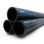 HDPE Pipes PE 100 Pressure 16 Bar Diameter 450 mm Thickness 40.9 mm Black | NEPROPLAST