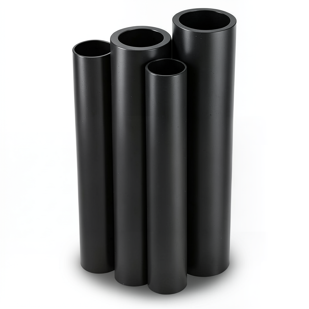 أنابيب HDPE الراجحي PE 80 ضغط 8 بار قطر خارجي 800 مم سمك 47.4 مم لون أسود