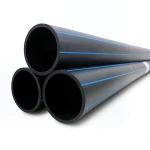 مواسير HDPE PE 100 ضغط 16 بار قطر خارجي 500 مم سمك 45.4 مم لون أسود | نيبروبلاست