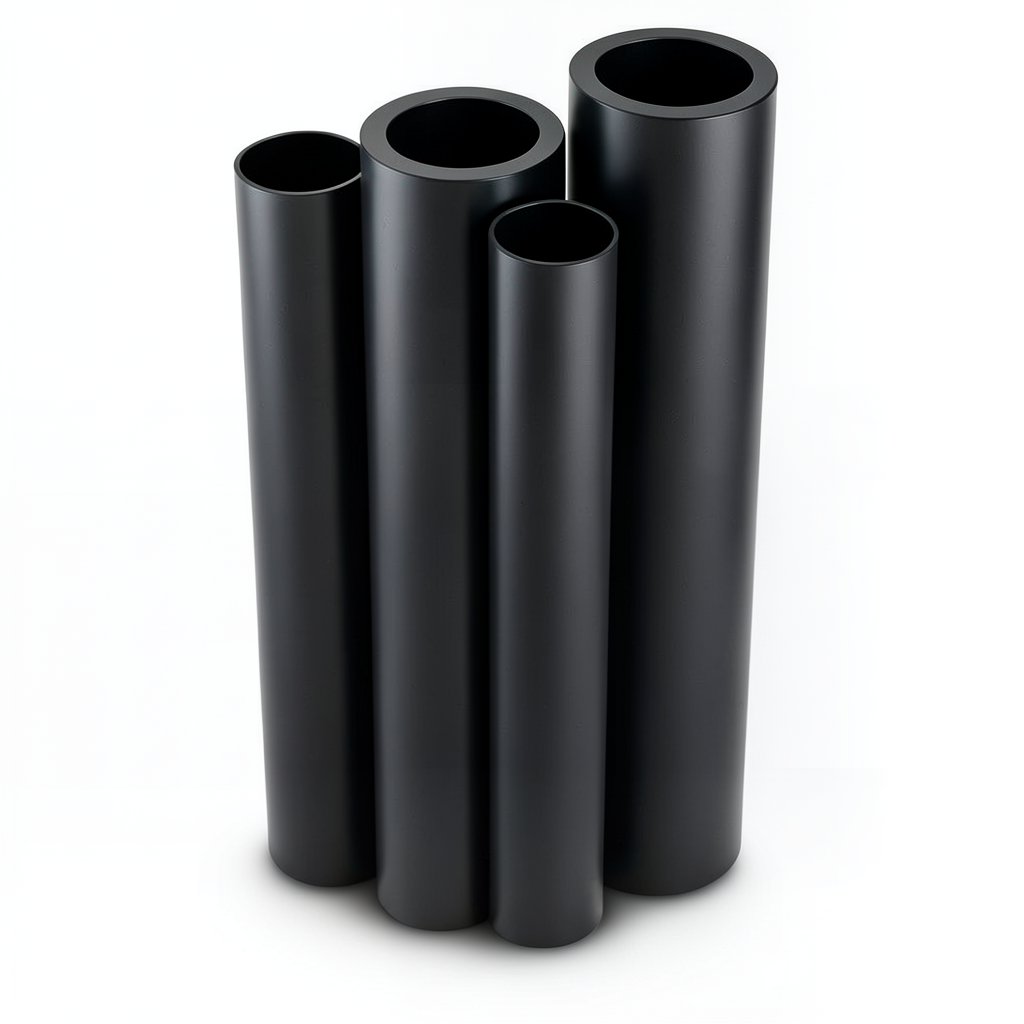 HDPE Pipe PE 80 Pressure 8 Bar Outside Diameter 1000 mm Thickness 59.3 mm Black