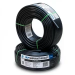 أنابيب HDPE نيبروبلاست PE 100 ضغط 16 بار قطر خارجي 20 مم سمك 1.9 مم لون أسود | نيبروبلاست