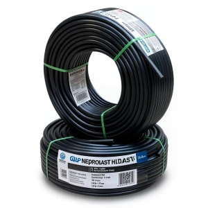 Neproplast HDPE Pipes PE 100 Pressure 16 Bar Outside Diameter 20 mm Thickness 1.9 mm Black | NEPROPLAST