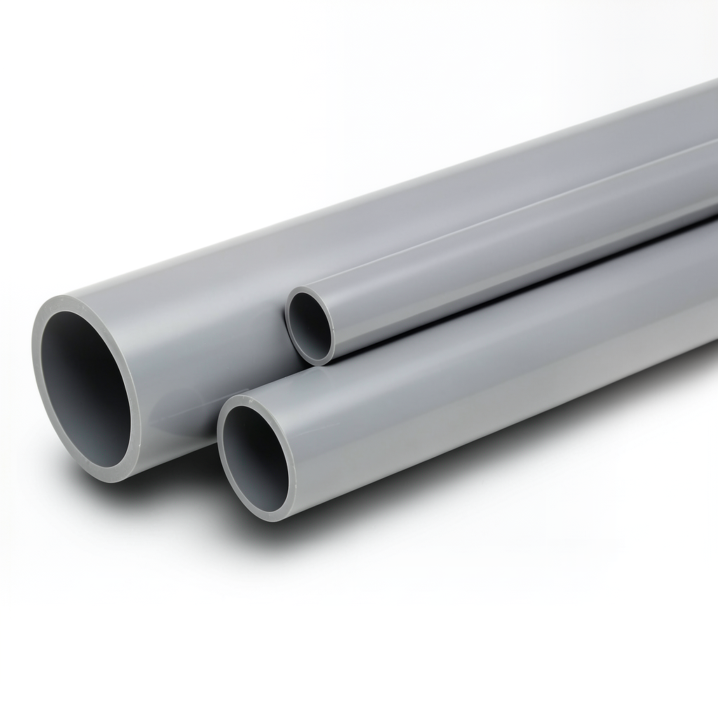 UPVC Pipes Nominal Pressure 16 Bar Outside Diameter 180 mm Thickness 13.4 mm Gray