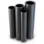 مواسير HDPE PE 100 ضغط 12.5 بار قطر 315 مم سمك 23.2 مم أسود