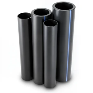 مواسير HDPE PE 100 ضغط 12.5 بار قطر 315 مم سمك 23.2 مم أسود