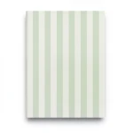 German Striped Wall Covering 10m x 0.53m Pale Green, Model 10290-31