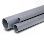 مواسير UPVC ضغط 16 بار قطر خارجي 280 مم سمك 20.8 مم لون رمادي