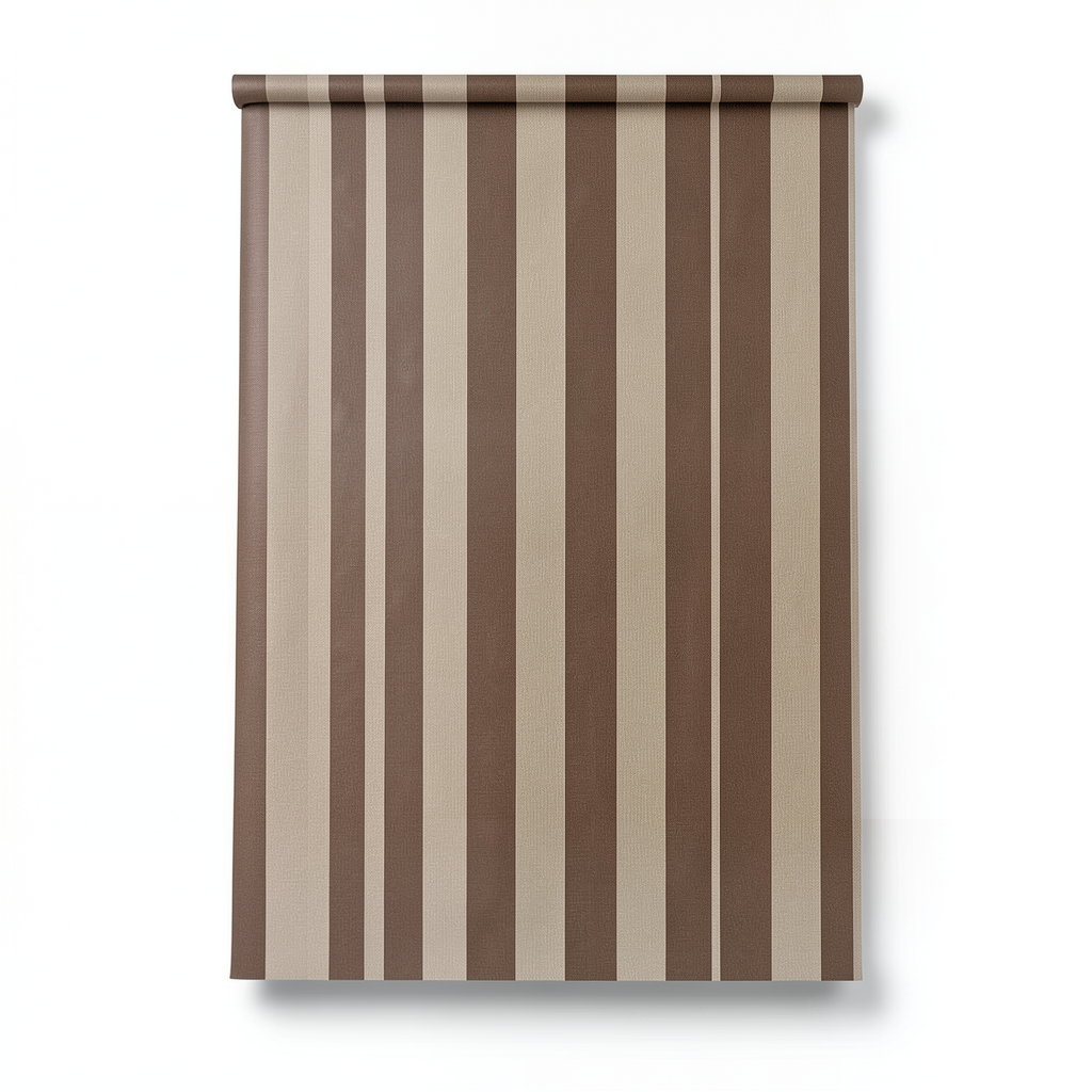Striped Wallpaper Brown Color 10m x 0.53m, Model 10290-37