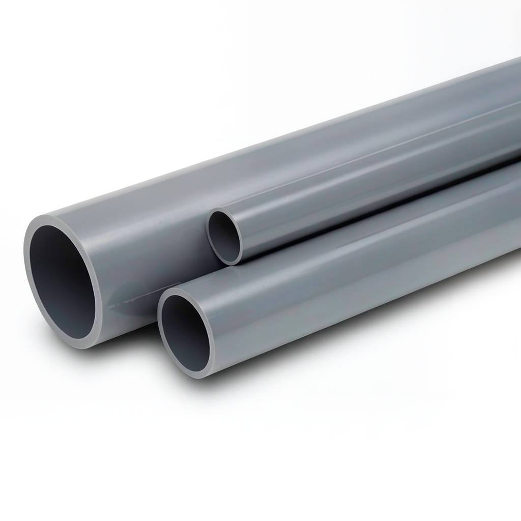 UPVC Pipes Pressure 10 Bar 32 mm OD Thickness 1.8 mm Gray