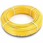 أنابيب HDPE نيبروبلاست PE 100 ضغط 12.5 بار قطر خارجي 20 مم سمك 1.8 مم لون أصفر 