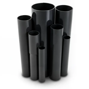 مواسير UPVC ضغط اسمي 11 بار مقاس 3 إنش سمك 3.43 مم لون أسود