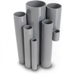 مواسير UPVC ضغط 13.8 بار مقاس 3 إنش سمك 4.47 مم لون رمادي