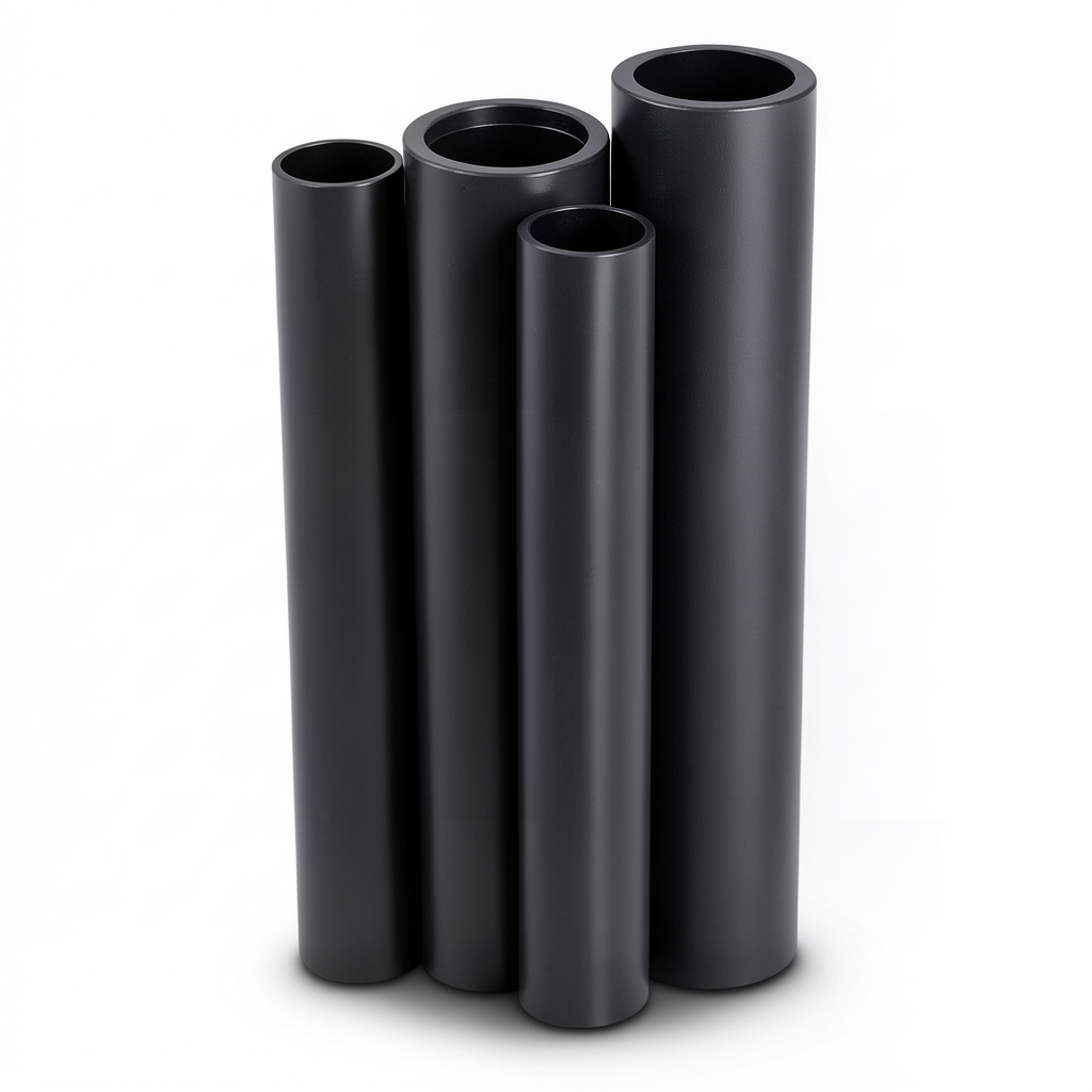 HDPE Pipes PE 100 Pressure 12.5 Bar Diameter 560 mm Thickness 41.2 mm Black