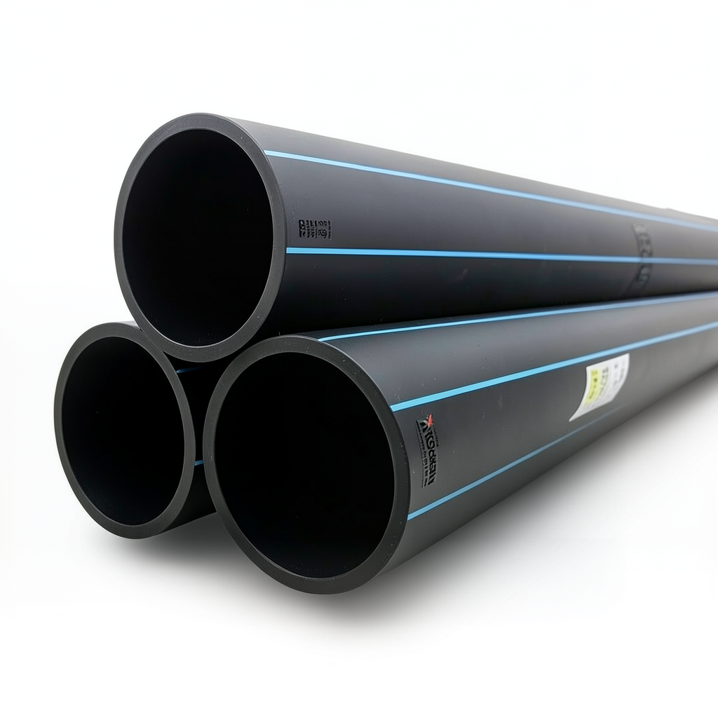مواسير HDPE PE 100 ضغط 16 بار قطر 280 مم سمك 25.4 مم لون أسود | نيبروبلاست