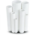 مواسير UPVC مقاس 3 إنش سمك 5.23 مم ضغط 17.2 بار لون أبيض