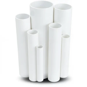 مواسير UPVC مقاس 3 إنش سمك 5.23 مم ضغط 17.2 بار لون أبيض