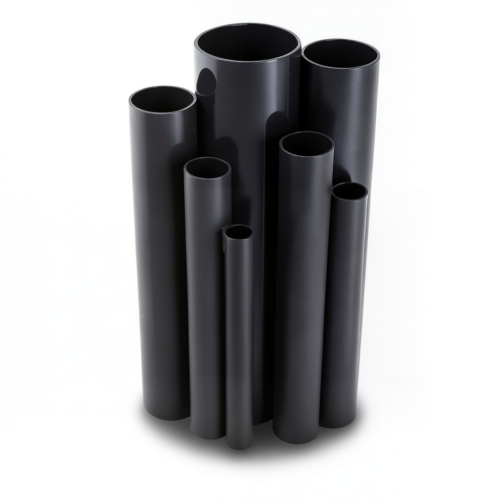 مواسير UPVC مقاس 3 إنش سمك 4.47 مم ضغط 13.8 بار لون اسود