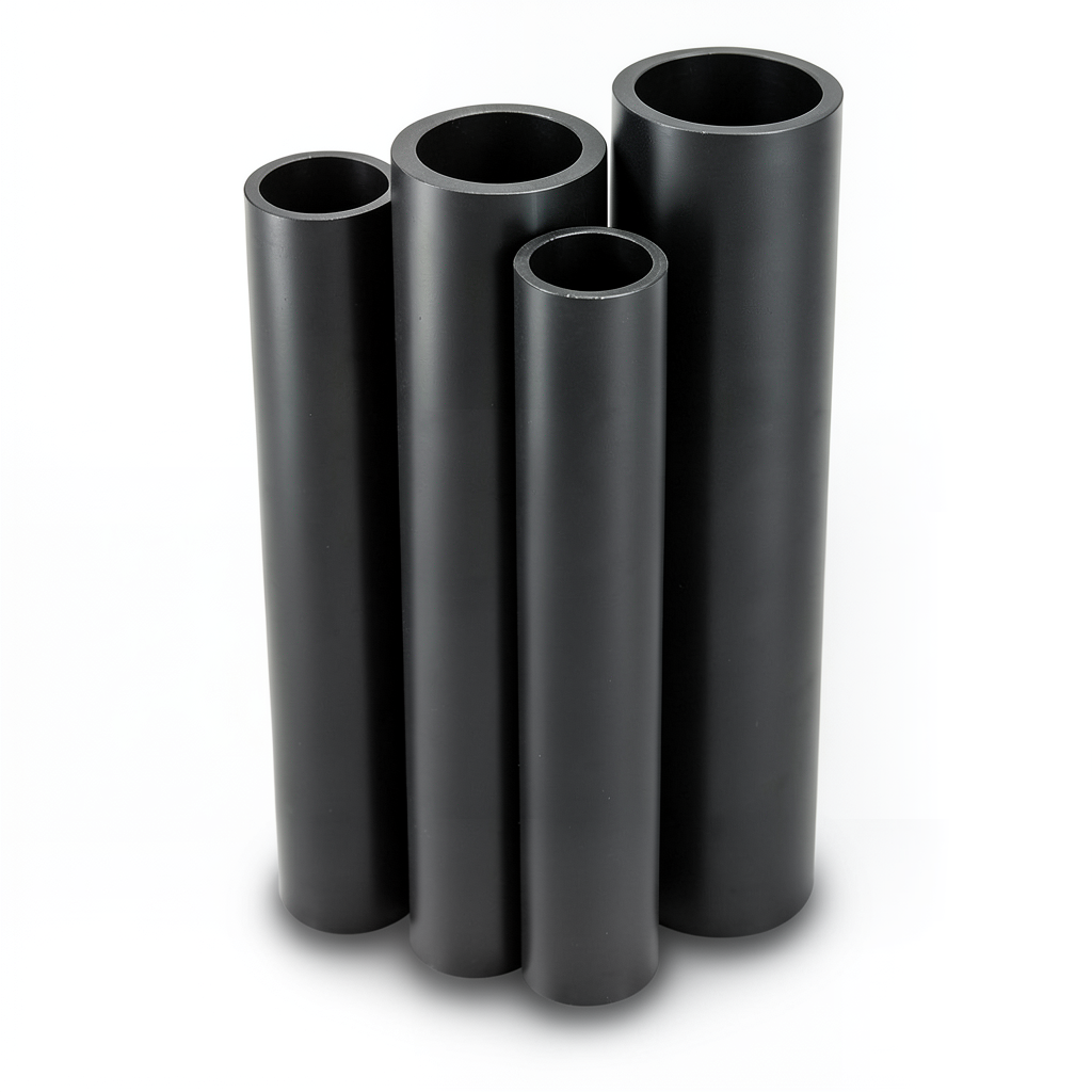 مواسير HDPE PE 100 ضغط 12.5 بار قطر خارجي 1000 مم سمك 72.5 مم لون أسود