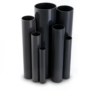 مواسير UPVC مقاس 3 إنش سمك 5.23 مم لون اسود ضغط 17.2 بار
