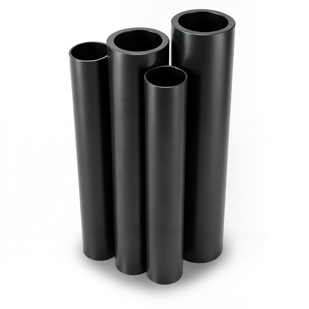 HDPE Pipes PE 100 Pressure 12.5 Bar Outer Diameter 1200 mm Thickness 88.2 mm Black