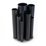 UPVC Pipes 3 Inch Size 5.23 mm Thickness Black Color 17.2 Bar Pressure