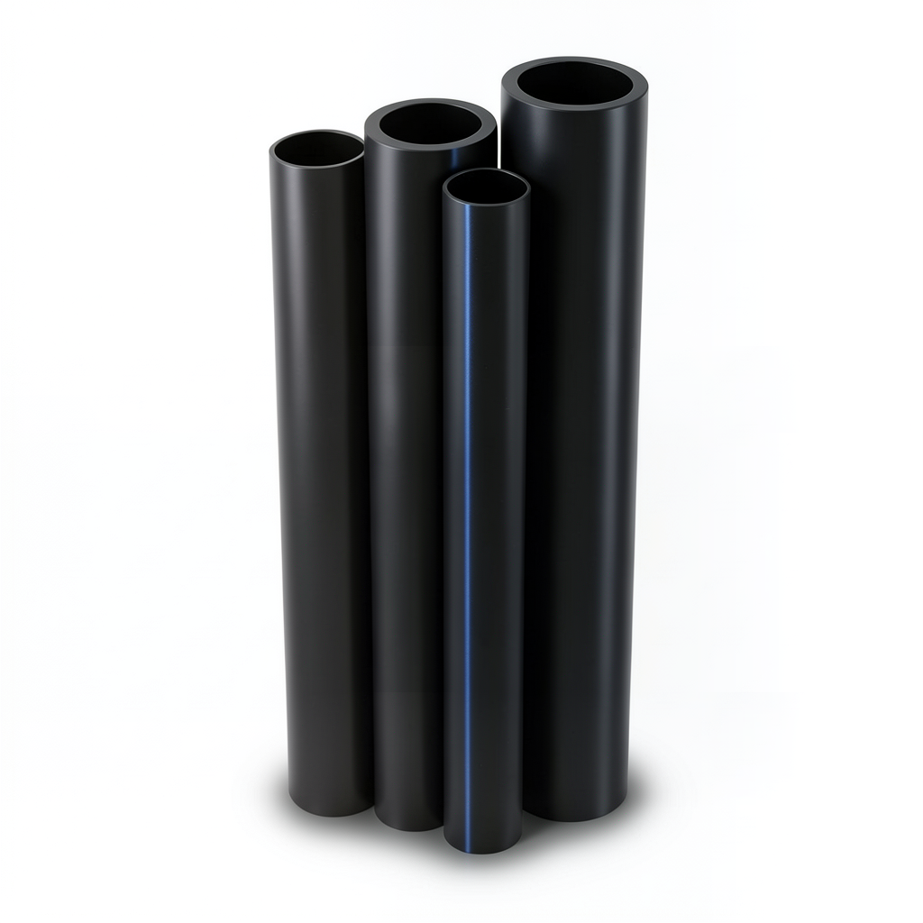 مواسير HDPE PE 100 ضغط 12.5 بار قطر 1400 مم سمك 102.9 مم لون أسود