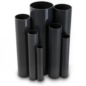 مواسير UPVC مقاس 3 إنش سمك 6.58 مم لون اسود ضغط 21.7 بار