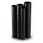 HDPE Pipes PE 80 Pressure 10 Bar Outer Diameter 400 mm Thickness 29.4 mm Black