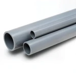 مواسير UPVC ضغط 6 بار قطر خارجي 110 مم سمك 3.2 مم لون رمادي