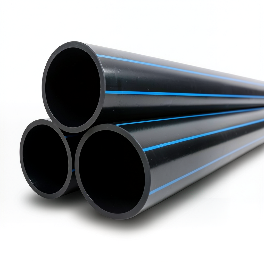 مواسير HDPE PE 100 ضغط 16 بار قطر 450 مم سمك 40.9 مم لون أسود | نيبروبلاست