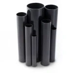 مواسير UPVC مقاس 4 إنش سمك 3.51 مم ضغط اسمي 8.6 بار لون اسود