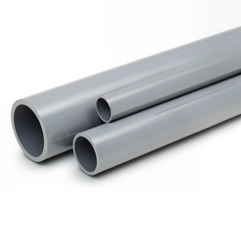 UPVC Pipes Nominal Pressure 6 Bar Outside Diameter 280 mm Thickness 8.2 mm Gray