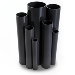 مواسير UPVC ضغط 11 بار مقاس 4 إنش سمك 4.39 مم لون اسود