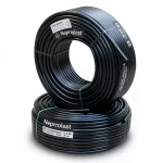 أنابيب HDPE نيبروبلاست PE 100 ضغط 12.5 بار قطر خارجي 25 مم سمك 1.9 مم لون اسود