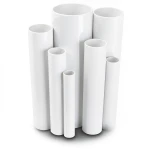 مواسير UPVC ضغط 11 بار مقاس 4 إنش سمك 4.39 مم لون أبيض