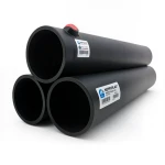 مواسير HDPE نيبروبلاست PE 100 ضغط 16 بار قطر خارجي 560 مم سمك 50.8 مم لون أسود | نيبروبلاست