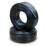 HDPE Pipes PE 63 Pressure 4 Bar Outside Diameter 75 mm Thickness 2.9 mm Black