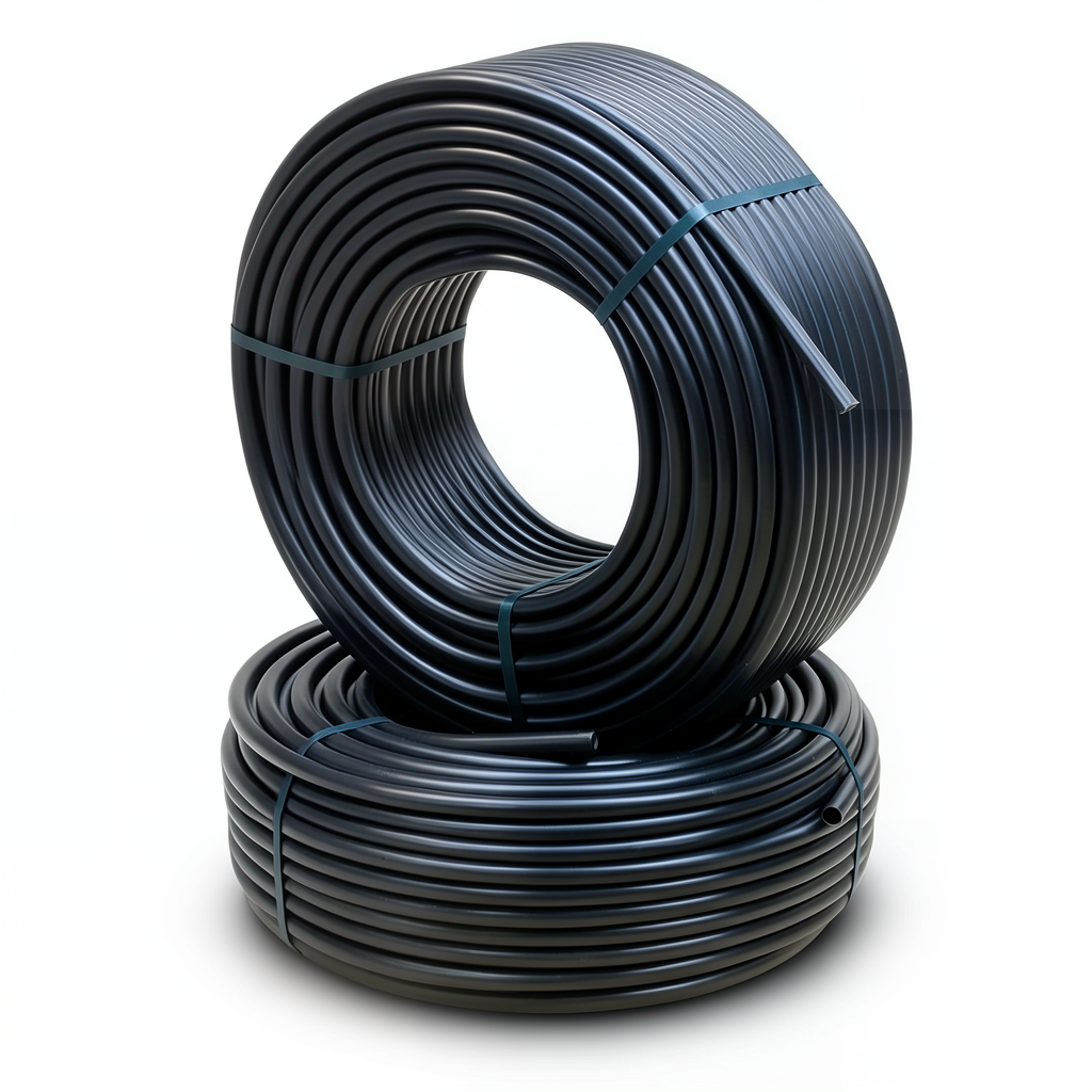 أنابيب HDPE PE 63 ضغط 4 بار قطر خارجي 75 مم سمك 2.9 مم لون أسود