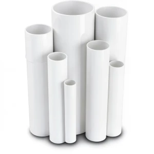 مواسير UPVC مقاس 4 إنش سمك 5.44 مم ضغط 13.8 بار لون أبيض