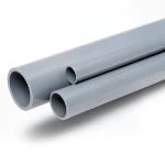 مواسير UPVC ضغط 10 بار قطر خارجي 25 مم سمك 1.5 مم لون رمادي