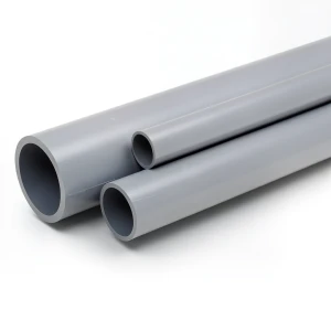 UPVC Pipes Pressure 6 Bar Outside Diameter 200 mm Thickness 5.9 mm Gray