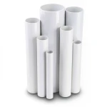 مواسير UPVC مقاس 4 إنش سمك 5.44 مم ضغط 13.8 بار لون أبيض