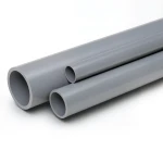 مواسير UPVC ضغط 10 بار قطر خارجي 40 مم سمك 1.9 مم لون رمادي