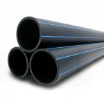 مواسير HDPE نيبروبلاست PE 100 ضغط 12.5 بار قطر خارجي 160 مم سمك 11.8 مم لون اسود