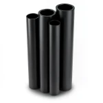 HDPE Pipes PE 100 Pressure 12.5 Bar Outer Diameter 400 mm Thickness 29.4 mm Black