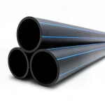 مواسير HDPE نيبروبلاست PE 100 ضغط 12.5 بار قطر خارجي 160 مم سمك 11.8 مم لون اسود